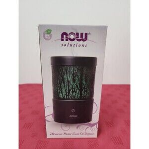 Now Solutions Ultrasonic Metal Touch Oil Diffuser, Model 7486 BPA Free Botanical